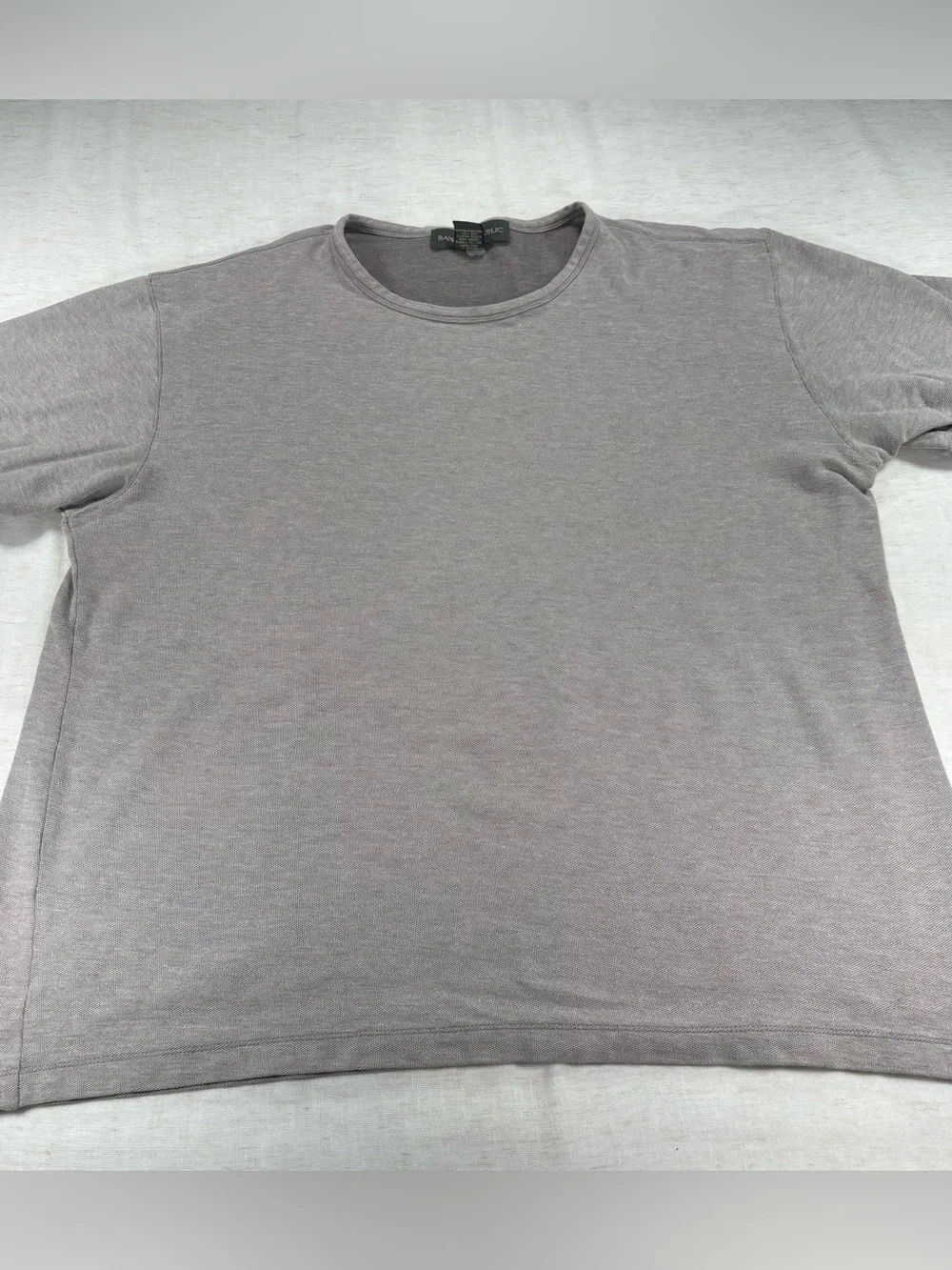 Banana Republic Men's Crew Neck Short Sleeve Shirt - Brown